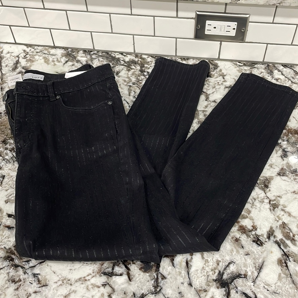 Loft jeans pinstripe